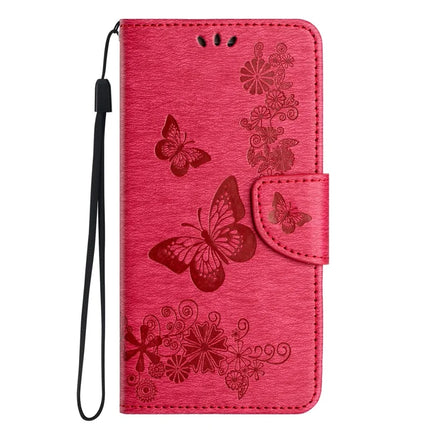 For Samsung Galaxy A06 Case Butterflies Flower Leather Wallet Flip Phone Cover