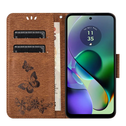 For Samsung Galaxy A06 Case Butterflies Flower Leather Wallet Flip Phone Cover