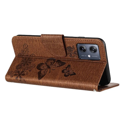 For Samsung Galaxy A06 Case Butterflies Flower Leather Wallet Flip Phone Cover