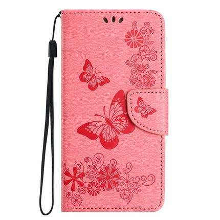 For Samsung Galaxy A06 Case Butterflies Flower Leather Wallet Flip Phone Cover