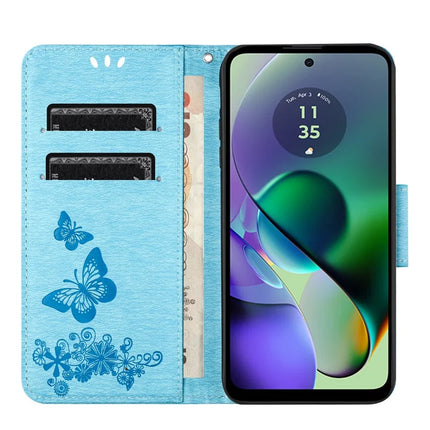 For Samsung Galaxy A06 Case Butterflies Flower Leather Wallet Flip Phone Cover