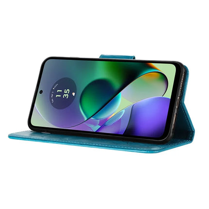 For Samsung Galaxy A06 Case Imprinted Mini Butterfly Leather Wallet Phone Cover