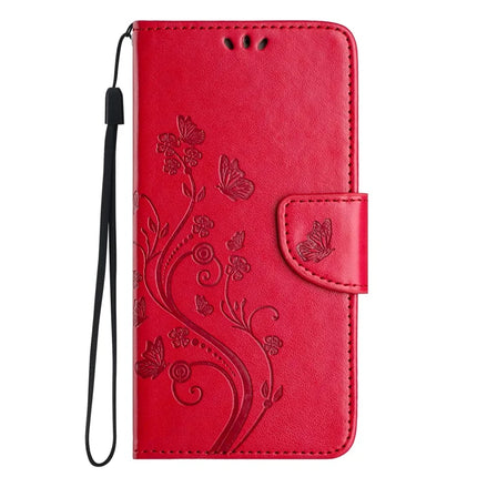 For Samsung Galaxy A06 Case Imprinted Mini Butterfly Leather Wallet Phone Cover