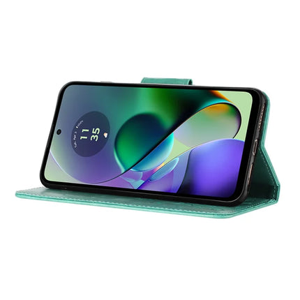 For Samsung Galaxy A06 Case Imprinted Mini Butterfly Leather Wallet Phone Cover