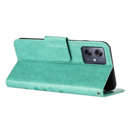 For Samsung Galaxy A06 Case Imprinted Mini Butterfly Leather Wallet Phone Cover