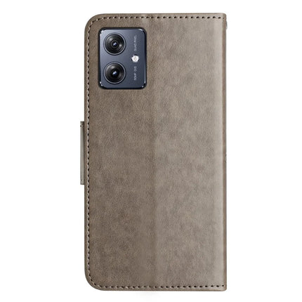 For Samsung Galaxy A06 Case Imprinted Mini Butterfly Leather Wallet Phone Cover