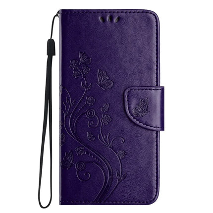 For Samsung Galaxy A06 Case Imprinted Mini Butterfly Leather Wallet Phone Cover
