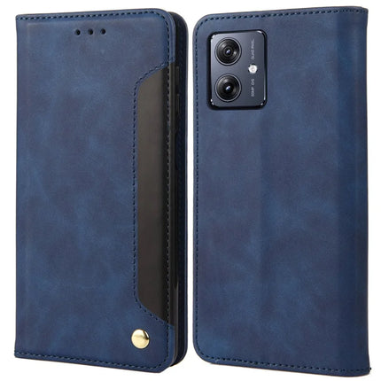 For Samsung Galaxy A06 Case PU Leather Shockproof Protection Wallet Phone Cover - Blue