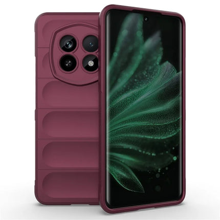 For Realme P2 Pro 5G Case Anti-Drop Soft TPU Rugged Phone Back Cover - Wine Red