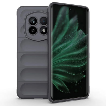 For Realme P2 Pro 5G Case Anti-Drop Soft TPU Rugged Phone Back Cover - Dark Grey