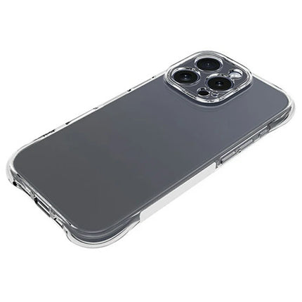 For iPhone 16 Pro Clear Phone Case 2.0mm Thickness Shockproof TPU Phone Cover