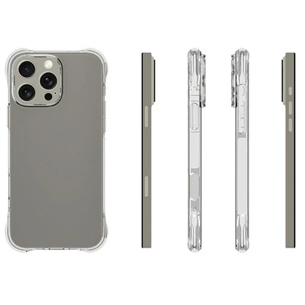 For iPhone 16 Pro Max Clear Phone Case 2.0mm Thickness Shockproof TPU Phone Cover