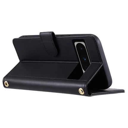 For Google Pixel 8 Pro Wallet Case Rhombus Grid PU Leather Phone Cover