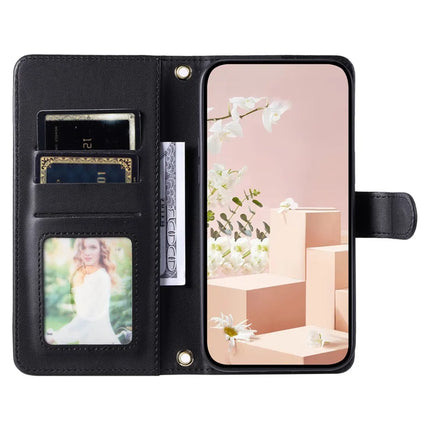 For Samsung Galaxy A06 Wallet Case Rhombus Grid PU Leather Phone Cover