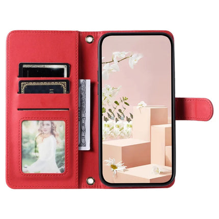 For Samsung Galaxy A06 Wallet Case Rhombus Grid PU Leather Phone Cover