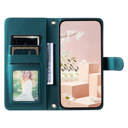 For Samsung Galaxy A06 Wallet Case Rhombus Grid PU Leather Phone Cover
