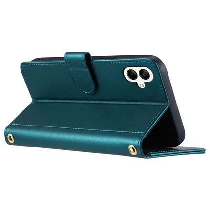 For Samsung Galaxy A06 Wallet Case Rhombus Grid PU Leather Phone Cover