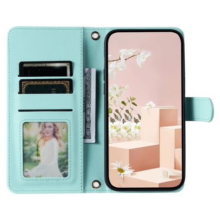 For Samsung Galaxy A06 Wallet Case Rhombus Grid PU Leather Phone Cover
