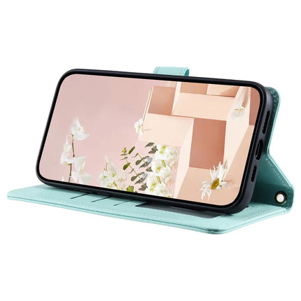 For Samsung Galaxy A06 Wallet Case Rhombus Grid PU Leather Phone Cover