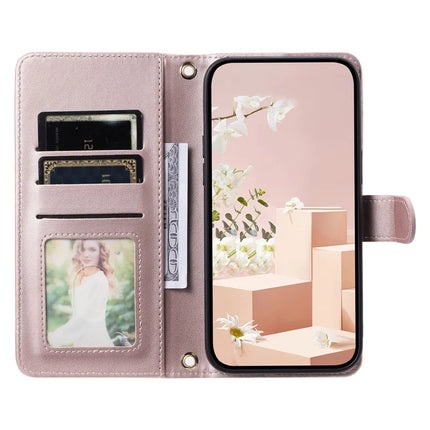 For Samsung Galaxy A06 Wallet Case Rhombus Grid PU Leather Phone Cover