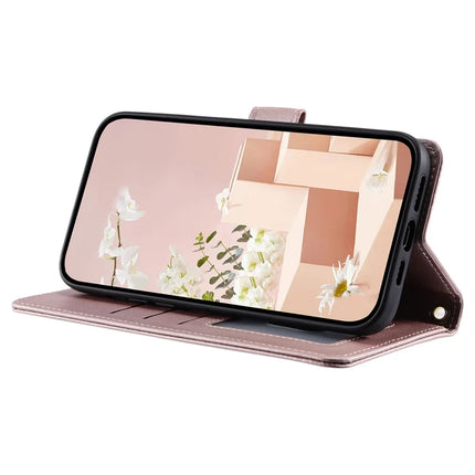 For Samsung Galaxy A06 Wallet Case Rhombus Grid PU Leather Phone Cover
