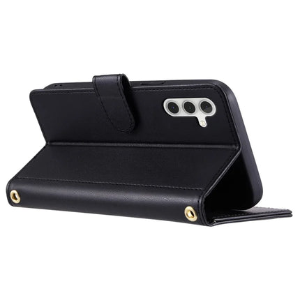 For Samsung Galaxy A16 4G / 5G Wallet Case Rhombus Grid PU Leather Phone Cover