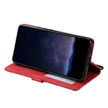 For Honor 200 5G Case Imprinted Lines PU Leather Splicing Wallet Phone Cover