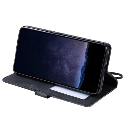 For Honor 200 5G Case Imprinted Lines PU Leather Splicing Wallet Phone Cover