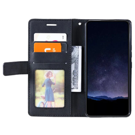 For Oppo Reno12 F 4G Case Imprinted Lines PU Leather Splicing Wallet Phone Cover
