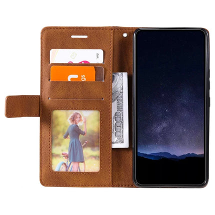 For Oppo Reno12 F 4G Case Imprinted Lines PU Leather Splicing Wallet Phone Cover