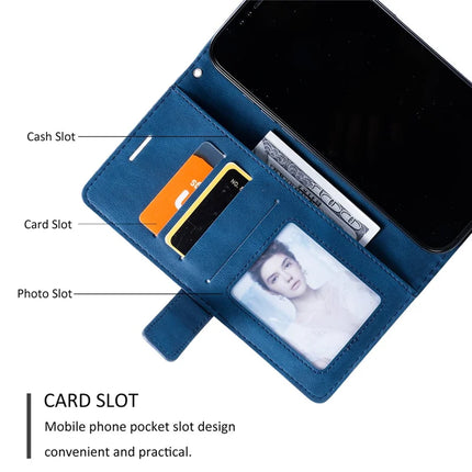 For Samsung Galaxy A06 Case Imprinted Lines PU Leather Splicing Wallet Phone Cover