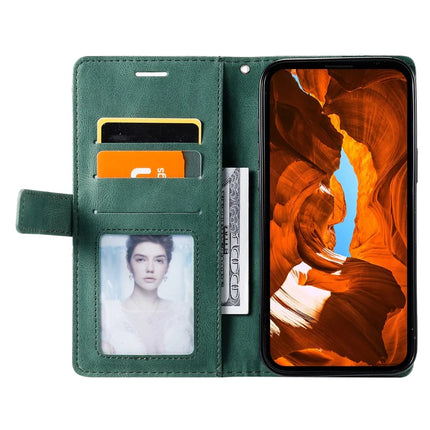 For Samsung Galaxy A06 Case Imprinted Lines PU Leather Splicing Wallet Phone Cover