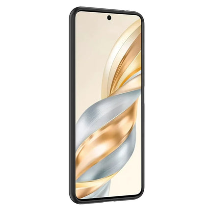 For Honor X60 5G Case Litchi Texture TPU Flexible Phone Cover, Black