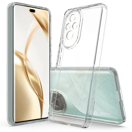 For Honor 200 Pro 5G Clear Phone Case TPU+Acrylic Shockproof Phone Back Cover