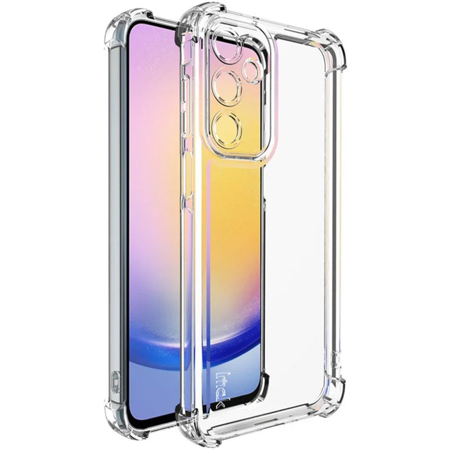 IMAK UX-4 Series for Samsung Galaxy A16 4G / 5G Case Straight Frame Four Corner Shockproof Clear TPU Cover