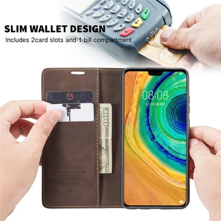 For Huawei Mate 30 4G / Huawei Mate 30 5G Case CASEME 013 Series Card Holder Stand Leather Phone Cover