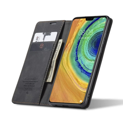 For Huawei Mate 30 4G / Huawei Mate 30 5G Case CASEME 013 Series Card Holder Stand Leather Phone Cover