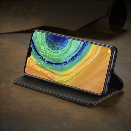 For Huawei Mate 30 4G / Huawei Mate 30 5G Case CASEME 013 Series Card Holder Stand Leather Phone Cover
