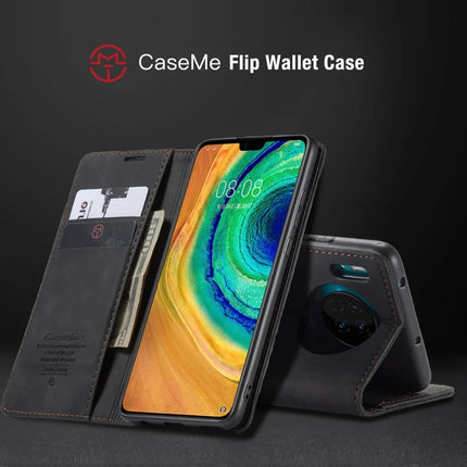 For Huawei Mate 30 4G / Huawei Mate 30 5G Case CASEME 013 Series Card Holder Stand Leather Phone Cover