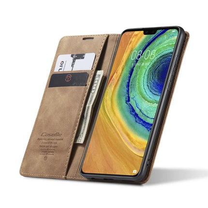 For Huawei Mate 30 4G / Huawei Mate 30 5G Case CASEME 013 Series Card Holder Stand Leather Phone Cover
