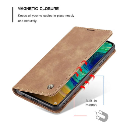 For Huawei Mate 30 4G / Huawei Mate 30 5G Case CASEME 013 Series Card Holder Stand Leather Phone Cover
