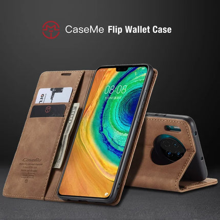 For Huawei Mate 30 4G / Huawei Mate 30 5G Case CASEME 013 Series Card Holder Stand Leather Phone Cover