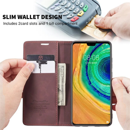 For Huawei Mate 30 4G / Huawei Mate 30 5G Case CASEME 013 Series Card Holder Stand Leather Phone Cover