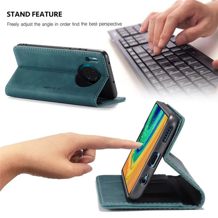 For Huawei Mate 30 4G / Huawei Mate 30 5G Case CASEME 013 Series Card Holder Stand Leather Phone Cover