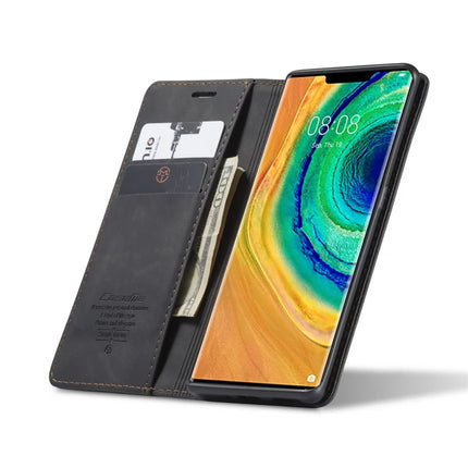 For Huawei Mate 30 Pro 5G Case CASEME 013 Series Card Holder Stand Leather Phone Cover