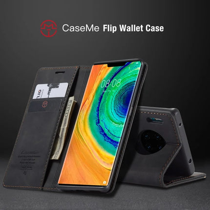 For Huawei Mate 30 Pro 5G Case CASEME 013 Series Card Holder Stand Leather Phone Cover