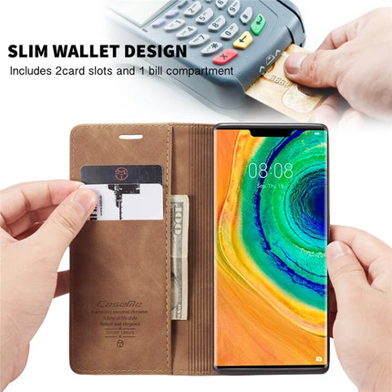 For Huawei Mate 30 Pro 5G Case CASEME 013 Series Card Holder Stand Leather Phone Cover