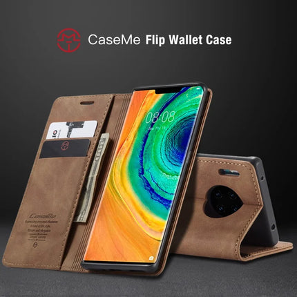 For Huawei Mate 30 Pro 5G Case CASEME 013 Series Card Holder Stand Leather Phone Cover