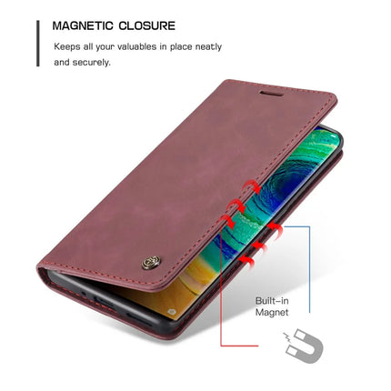 For Huawei Mate 30 Pro 5G Case CASEME 013 Series Card Holder Stand Leather Phone Cover
