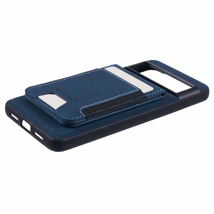 SUTENI H17 For Google Pixel 8 Pro Case Compatible with MagSafe Card Slots PU+TPU Kickstand Phone Cover